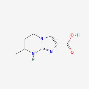 7-methyl-5H,6H,7H,8H-imidazo[1,2-a]pyrimidine-2-carboxylic acid