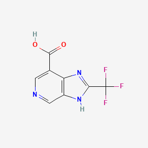 2-(trifluoromethyl)-1H-imidazo[4,5-c]pyridine-7-carboxylic acid