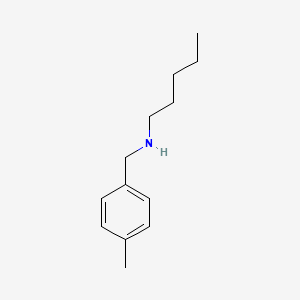 [(4-Methylphenyl)methyl](pentyl)amine