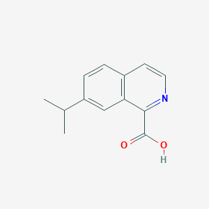 7-(Propan-2-yl)isoquinoline-1-carboxylic acid