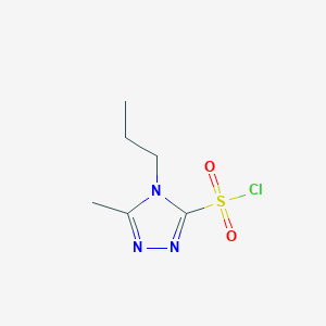 5-Methyl-4-propyl-4H-1,2,4-triazole-3-sulfonyl chloride