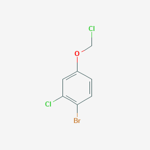 1-Bromo-2-chloro-4-(chloromethoxy)benzene