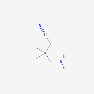 2-[1-(Aminomethyl)cyclopropyl]acetonitrile