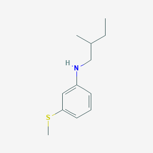 N-(2-Methylbutyl)-3-(methylsulfanyl)aniline