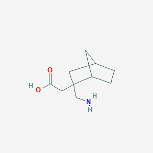 2-[2-(Aminomethyl)bicyclo[2.2.1]heptan-2-yl]acetic acid