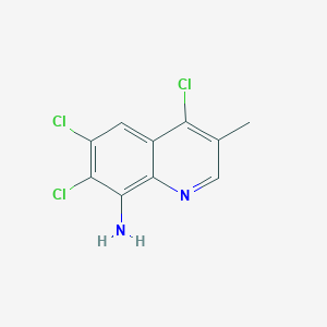 4,6,7-Trichloro-3-methylquinolin-8-amine