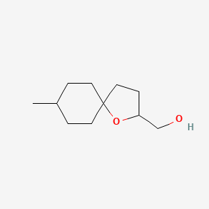 {8-Methyl-1-oxaspiro[4.5]decan-2-yl}methanol