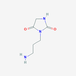 3-(3-Aminopropyl)imidazolidine-2,4-dione