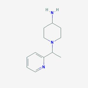 1-[1-(Pyridin-2-yl)ethyl]piperidin-4-amine