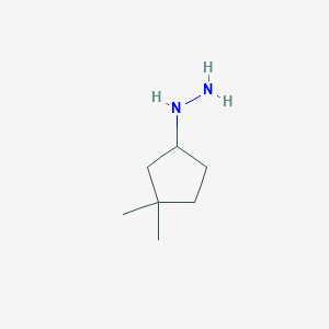 (3,3-Dimethylcyclopentyl)hydrazine