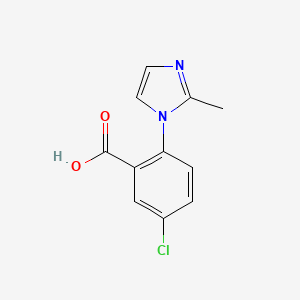 5-chloro-2-(2-methyl-1H-imidazol-1-yl)benzoic acid