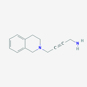 4-(1,2,3,4-Tetrahydroisoquinolin-2-YL)but-2-YN-1-amine