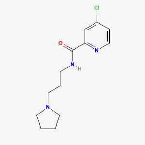 4-Chloro-N-[3-(pyrrolidin-1-yl)propyl]pyridine-2-carboxamide