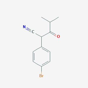 2-(4-Bromophenyl)-4-methyl-3-oxopentanenitrile