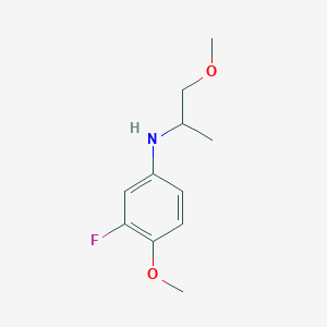 3-fluoro-4-methoxy-N-(1-methoxypropan-2-yl)aniline