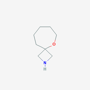 molecular formula C8H15NO B13240360 5-Oxa-2-azaspiro[3.6]decane 