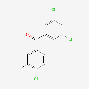 3-Fluoro-3',4,5'-trichlorobenzophenone