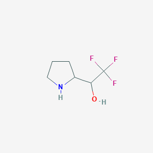 2,2,2-Trifluoro-1-pyrrolidin-2-ylethanol