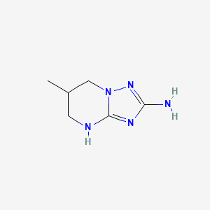 6-Methyl-4H,5H,6H,7H-[1,2,4]triazolo[1,5-a]pyrimidin-2-amine