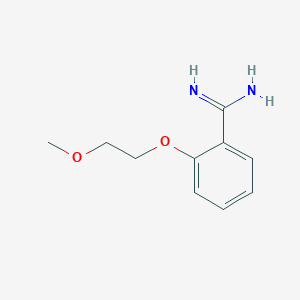 2-(2-Methoxyethoxy)benzene-1-carboximidamide