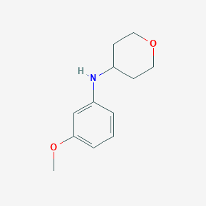 N-(3-methoxyphenyl)oxan-4-amine