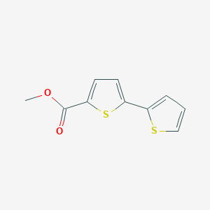 molecular formula C10H8O2S2 B13240503 Methyl 5-(2-thienyl)-2-thiophenecarboxylate 