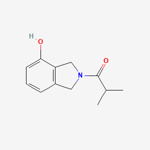 1-(4-Hydroxy-2,3-dihydro-1H-isoindol-2-yl)-2-methylpropan-1-one