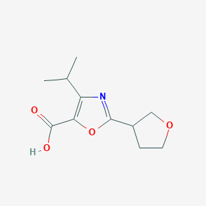 2-(Oxolan-3-yl)-4-(propan-2-yl)-1,3-oxazole-5-carboxylic acid