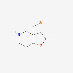 3A-(bromomethyl)-2-methyl-octahydrofuro[3,2-c]pyridine