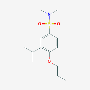 N,N-Dimethyl-3-(propan-2-yl)-4-propoxybenzene-1-sulfonamide