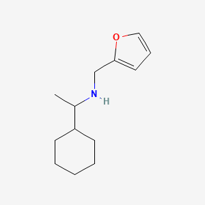 (1-Cyclohexylethyl)(furan-2-ylmethyl)amine