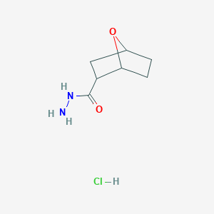 7-Oxabicyclo[2.2.1]heptane-2-carbohydrazide hydrochloride