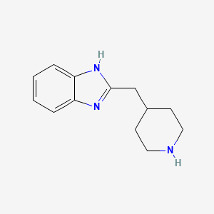 2-(Piperidin-4-ylmethyl)-1H-1,3-benzodiazole