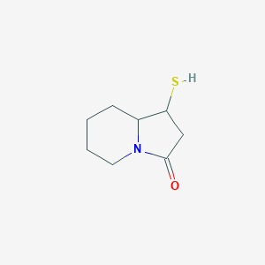 1-Sulfanyl-octahydroindolizin-3-one