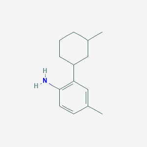 4-Methyl-2-(3-methylcyclohexyl)aniline