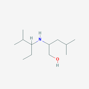 4-Methyl-2-[(2-methylpentan-3-yl)amino]pentan-1-ol