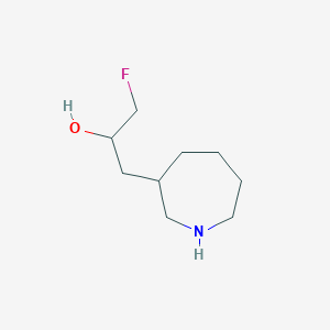 1-(Azepan-3-yl)-3-fluoropropan-2-ol