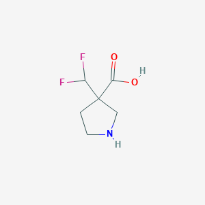 3-(Difluoromethyl)pyrrolidine-3-carboxylic acid