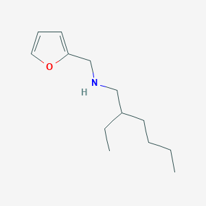 molecular formula C13H23NO B13240771 (2-Ethylhexyl)(furan-2-ylmethyl)amine 