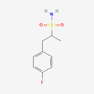 1-(4-Fluorophenyl)propane-2-sulfonamide