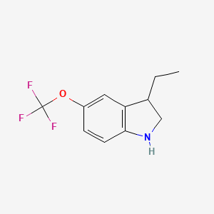 3-Ethyl-5-(trifluoromethoxy)-2,3-dihydro-1H-indole