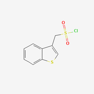 1-Benzothiophen-3-ylmethanesulfonyl chloride