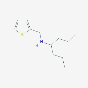 (Heptan-4-yl)(thiophen-2-ylmethyl)amine