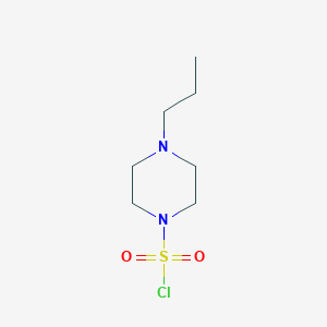 molecular formula C7H15ClN2O2S B13240860 4-Propylpiperazine-1-sulfonyl chloride 