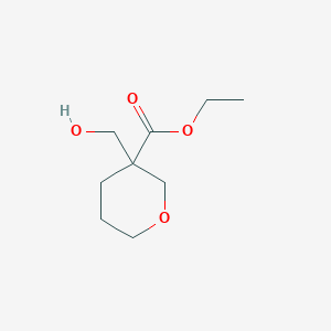 Ethyl 3-(hydroxymethyl)oxane-3-carboxylate