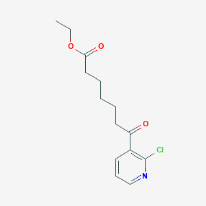 Ethyl 7-(2-chloro-3-pyridyl)-7-oxoheptanoate