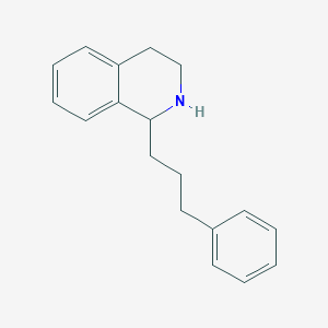 molecular formula C18H21N B13240940 1-(3-Phenylpropyl)-1,2,3,4-tetrahydroisoquinoline 