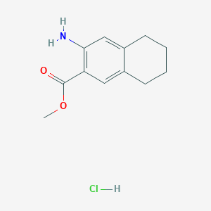 Methyl 3-amino-5,6,7,8-tetrahydronaphthalene-2-carboxylate hydrochloride