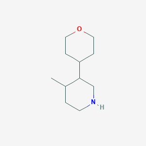 4-Methyl-3-(oxan-4-yl)piperidine