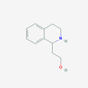 molecular formula C11H15NO B13240982 1,2,3,4-Tetrahydro-1-isoquinolineethanol 